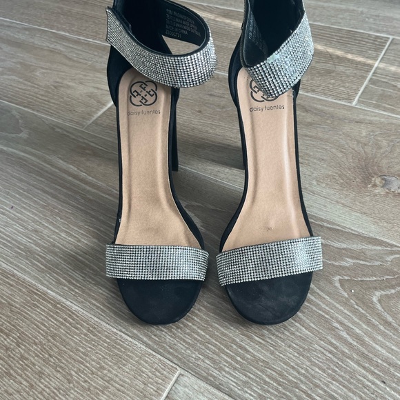 Sparkly Black Heels - Picture 2 of 3